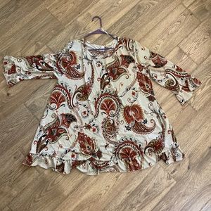 Paisley tunic